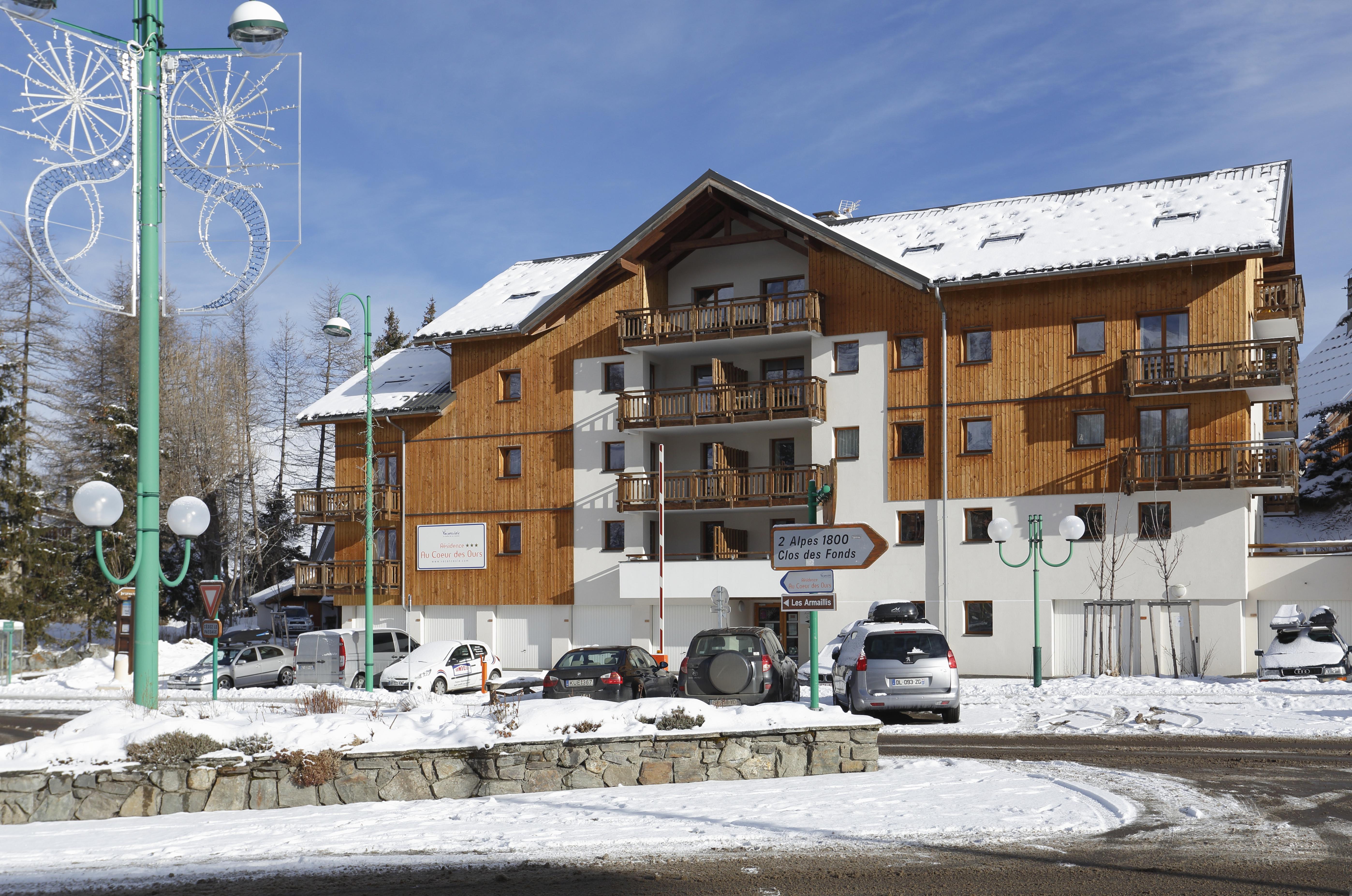 Vacanceole - Au Coeur Des Ours Aparthotel Les Deux Alpes Ngoại thất bức ảnh